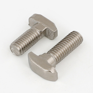t型螺丝欧标铝型材卡槽式链接螺栓长方形锤头国标螺杆30/40m5m6m8