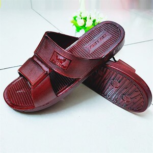 880人付款淘宝浴室防滑老人拖鞋男款厚底软底中老年人拖鞋舒适爸爸