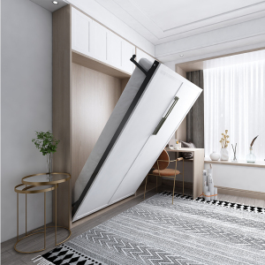 定制隐形床折叠床竖侧翻小户型翻板床下翻墨菲床藏墙壁床五金配件