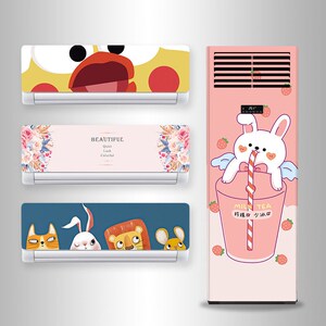 挂式空调贴纸翻新贴