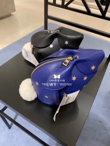 正品loewe/罗意威 星星印花可爱全皮兔子包斜挎包