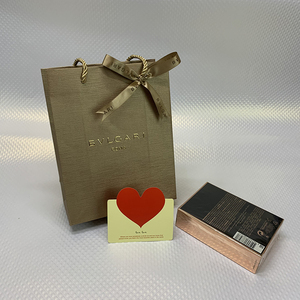 柜台原版宝格丽纸袋礼品袋购物袋香水手提袋礼品盒包装袋子香水盒