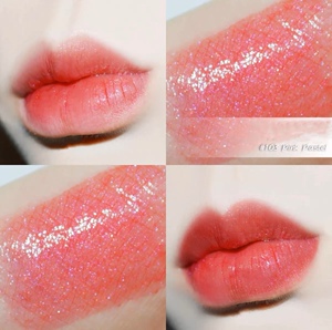 ysl圣罗兰圆管口红唇膏103#珊瑚粉带细闪 甜美日常 斩男色