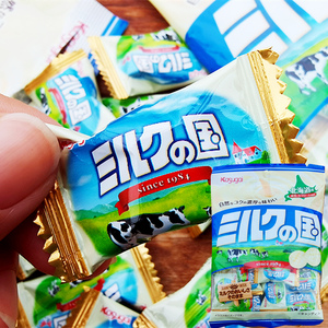日本进口零食品春日井kasugai牛奶糖奶油味硬糖牛乳糖76g约13粒