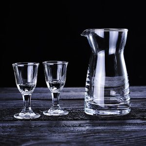 水晶玻璃小白酒杯杯酒杯子白酒杯白洒小杯白酒家用高颜.茅台