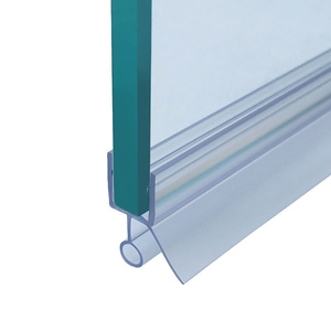 f型浴室挡水胶条 无框阳台玻璃90度防水条 f型淋浴房玻璃门防水条