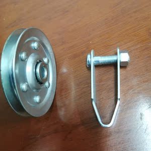 电动翻板卷帘门轮子导向轮绕线滑轮车库门配件轴承轮尼龙轱辘边轮