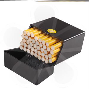 烟盒收纳盒50支装大容量创意个性便携密封烟罐旱烟散烟手卷烟盒子