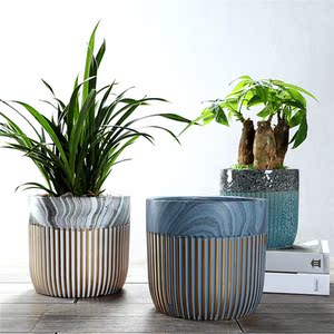 各种造型陶瓷花盆