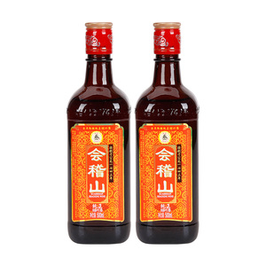 会稽山纯正加饭酒三年陈500*2瓶装绍兴人爱喝的花雕米酒做阿胶糕