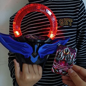伽古拉奥特曼黑暗圆环变身器玩具大号暗黑欧布感应圆环召唤器道具