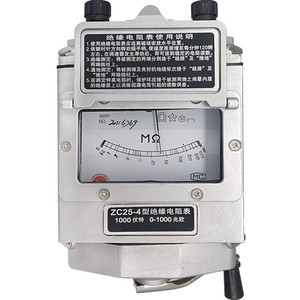 zc25b-3兆欧表摇表绝缘电阻测试仪测量仪电工电阻表zc25-3500v塑