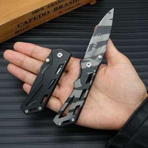 日美老款折叠刀军刀5993户外多功能不锈钢刀440c小刀水果刀瓜果刀