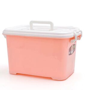 买特大用送家号k】手提收纳箱塑料储物有盖衣物小号整理玩具箱