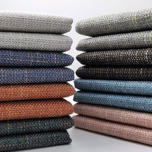 厚亚麻布料防滑