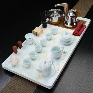茶具整套装家用茶盘套装全自动一体功夫茶台现在中式客厅简约石盘