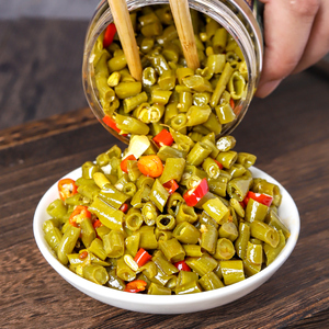 御澜集香辣酸豆角腌制下饭菜农家自制酸豇豆湖南特产开味泡菜瓶装