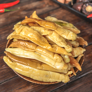 湖南特产248g湿白辣椒农家扑白椒坛子菜卜辣椒咸辣椒扑辣椒盐辣椒