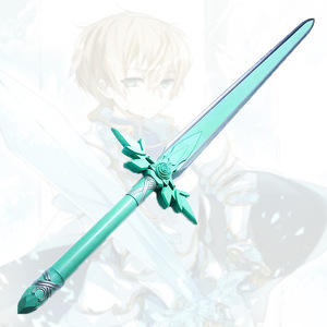 新款刀剑神域青剑优吉欧青蔷薇蓝蔷薇之剑pu动漫刀剑模型玩具