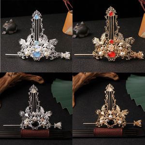 汉服楚晚宁男士发冠古风仙侠宋制明制束发发箍头饰高马尾通用发饰