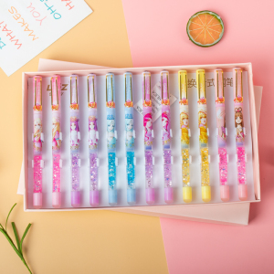 流沙笔学生用霸气钢笔大学生x女生款小仙女可爱的笔可擦可替换墨