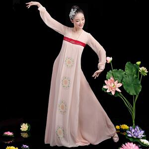 行舞蹈服装女逸超仙汉服古装中国风古舞芒种舞演出服