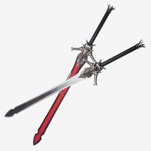 500人付款淘宝鬼泣武器但丁剑叛逆之刃1:1金属cosplay周边模型道具