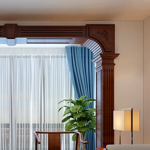 74盖伦家居专营店天猫门框包边贴门套封边实木边框装饰条新中式垭口