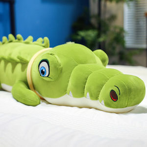 新款仿真鳄鱼公仔毛绒玩具大号睡觉长条送女生生日礼物布娃娃抱枕