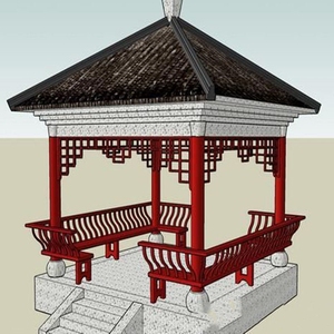 不坏不张扬淘宝实木美人靠s弯新中式仿古防腐美人靠条栏杆葡萄架