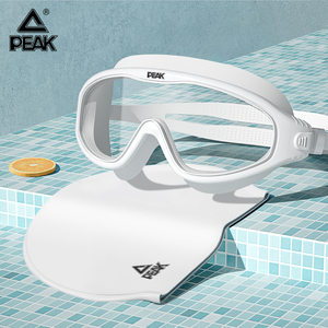 匹克泳镜高清防水防雾近视度数专业游泳眼镜男女潜水装备泳帽套装