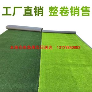 青岛人造草皮人工假草坪绿色仿真足球场户外围挡幼儿园塑料地毯垫