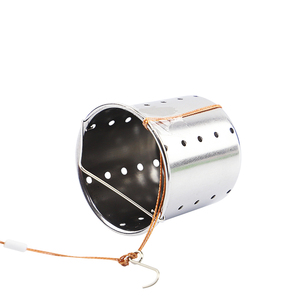 不锈钢打窝器沉底窝鱼定点器饵器垂钓手竿打钓p神器准确撒食投装