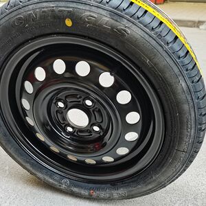 适东风小康 比亚迪fo轮毂14寸真空备胎轮胎总成165/60r14钢圈铁圈