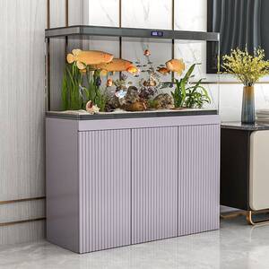 铝合金鱼缸底柜轻奢客厅小型立式落地家用现代简易新中式家庭新