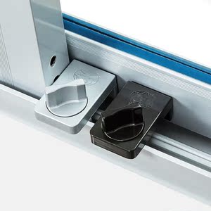 玻璃门防推固定器窗户限开器推门固定器窗户卡扣防儿童防护安全锁