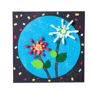 儿童手工菊花幼儿园