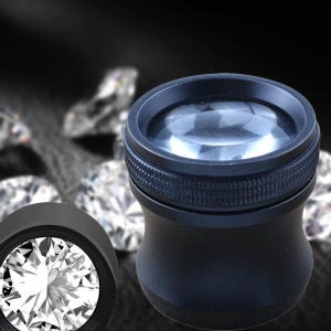 手持圆筒放大镜 小蛮腰10566 看鸽眼佛牌20倍珠宝钻石放大镜