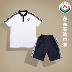 新款东莞实验中学校服市统一高中校服夏装夏季短袖秋冬上衣