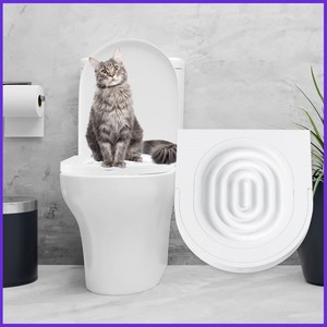 猫咪厕所训练器猫如厕蹲坑马桶坐便器宠物清洁排便定位器厂家