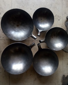 手刨大勺大马勺爆炒不粘锅圆底东北饭店食堂厨师惯用铁炒勺手工