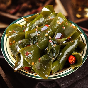 艾园海带结泡椒味小包装海带片开袋即食麻辣酸辣味海带小零食