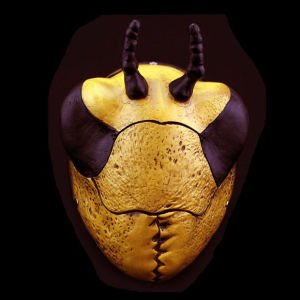 珍藏版万圣节收获日2影视主题昆虫舞会布置树脂白色面具