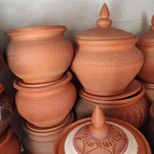 云南版纳傣族摆瓷工艺品花盆水盆收纳j茶叶食品陶件纪念装饰包邮