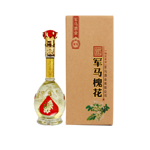 00山东东营特产淘宝【山东东营特产】馬场酒军马52度槐花香型白酒箱