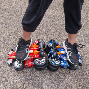 四驱无线遥控汽车玩具充电越野车超大号翻转特技车变形翻斗车儿童