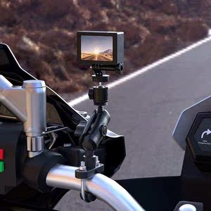 自行车山地车骑行电动行车记录仪拍照摄影n摩托车上放手机的支架