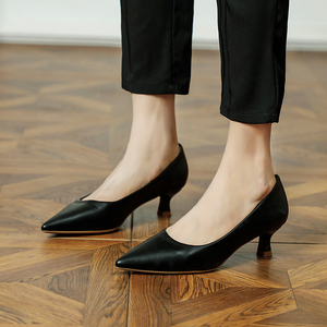 三公分高跟鞋女3cm