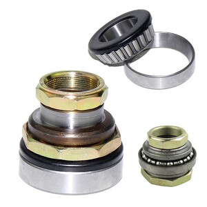 电动车新巧格中沙压力轴承战速大牛迅鹰祖玛骠骑钢碗改装锥形轴承