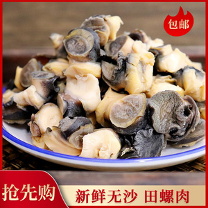 大号田螺肉新鲜冷冻野生螺丝肉手工去壳洗净无沙螺蛳肉包邮